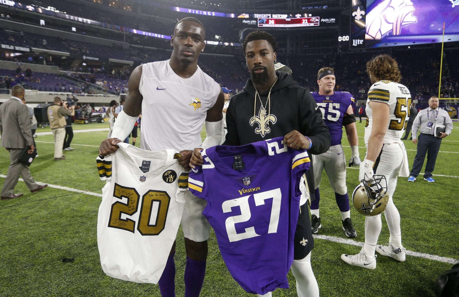 Saints Vikings Football